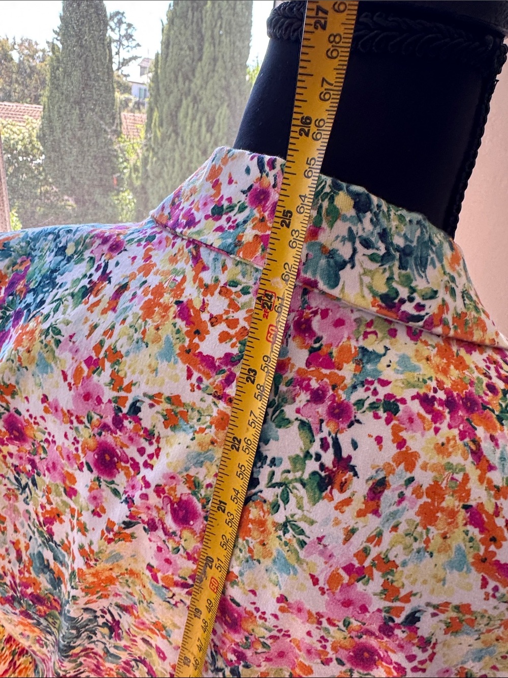 Zara Multicolor Floral Blazer in Pink, Green & Yellow - Picture 6 of 12